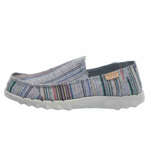 zanaga dude dude farty chambray stripes red
