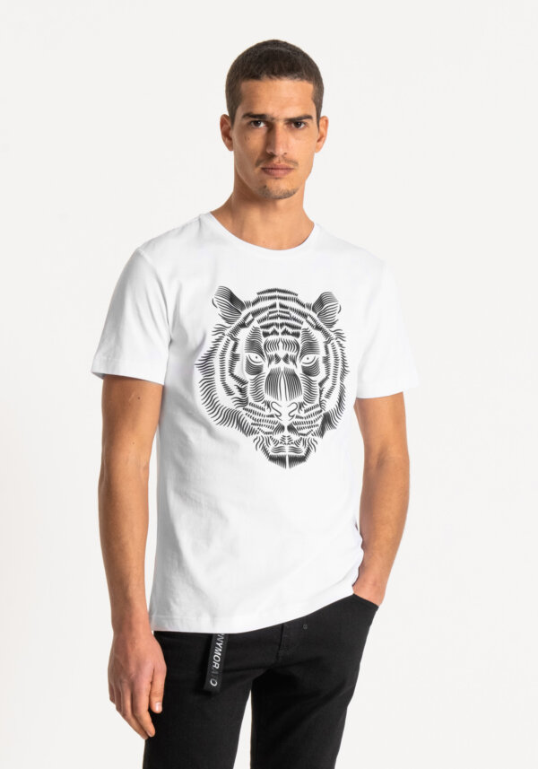 zanaga antony morato morato tshirt tigre blanc ks fa