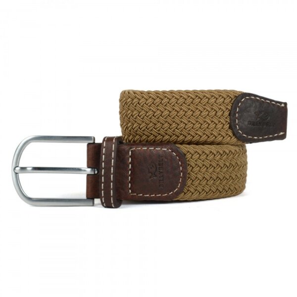 zanaga billybelt ceinture tressee elastique moka cm