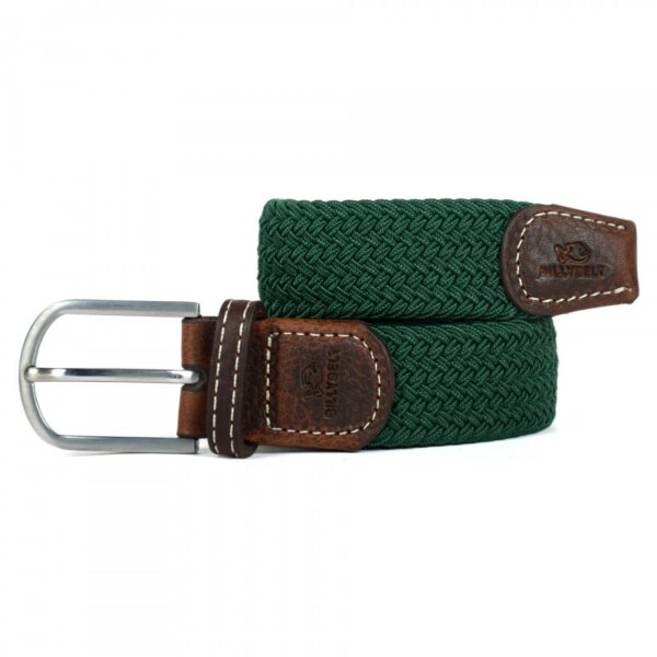 zanaga billybelt ceinture tressee elastique vert imperialcm