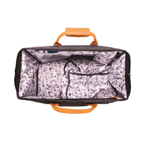 zanaga cabaia duff tm s fw duffle bag londres dark grey gris fonce chine double interieur bd ced ebcb bb ae e e e c x