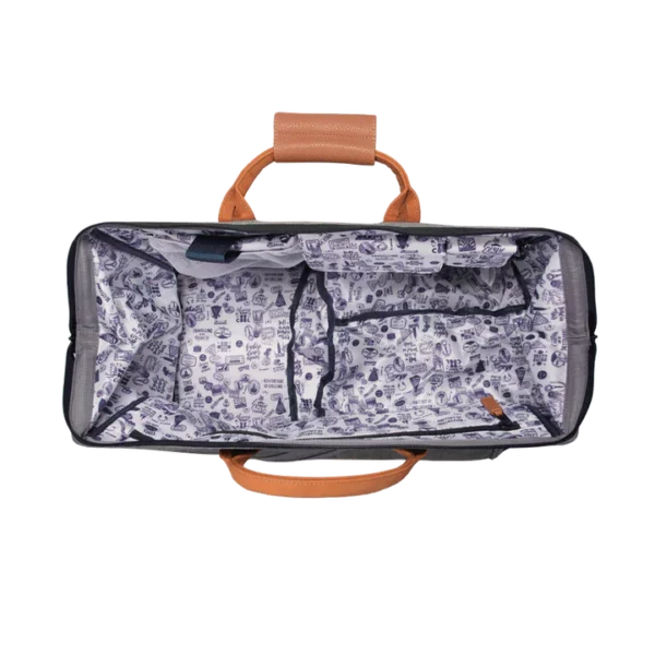 zanaga cabaia duff tm s fw duffle bag newyork grey gris melange chine interieur bd bba eef c d ca c x