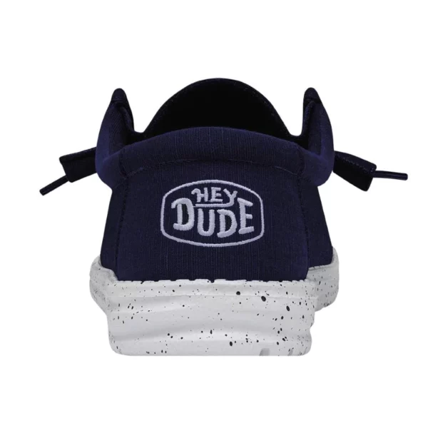 zanaga dude wally slub canvas navy left back