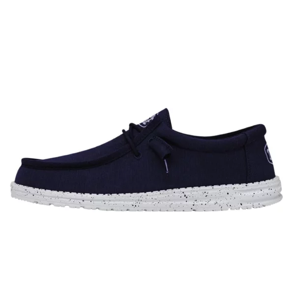 zanaga dude wally slub canvas navy left side